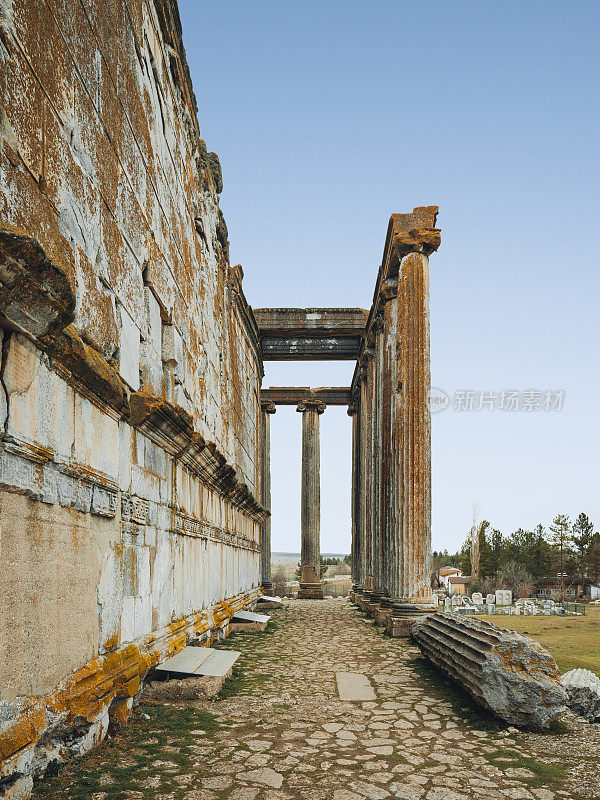 Ancient Roman city of Aizonai in Çavdarhisar,Kütahya,Turkey